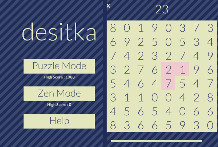 desitka screen